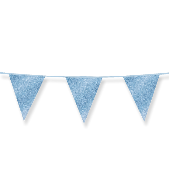 Guirlande bleue pailletée 6m