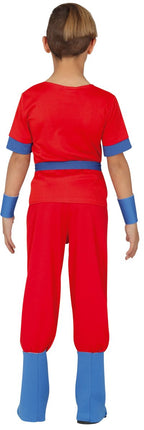 Goku Kostuum Dragon Ball Z Kind Rood van Fiestas Guirca koop je bij Partywinkel