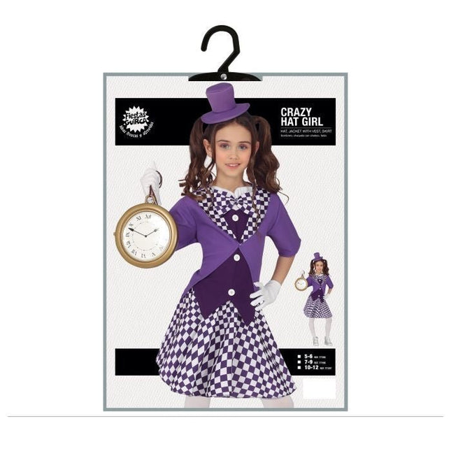 Goochelaar Jurk Paars Meisje van Fiestas Guirca koop je bij Partywinkel