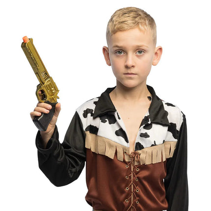 Goud Nep Pistool Viper 26cm van Boland koop je bij Partywinkel