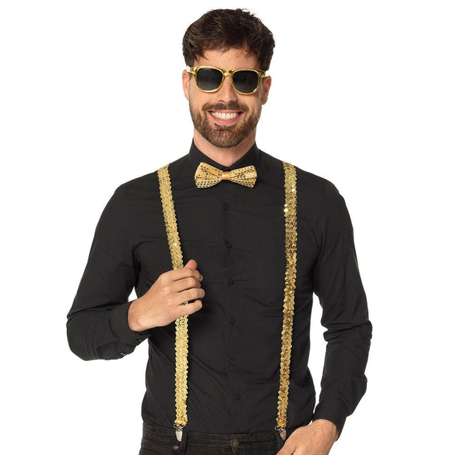 Gouden Accessoireset 3 delig van Boland koop je bij Partywinkel