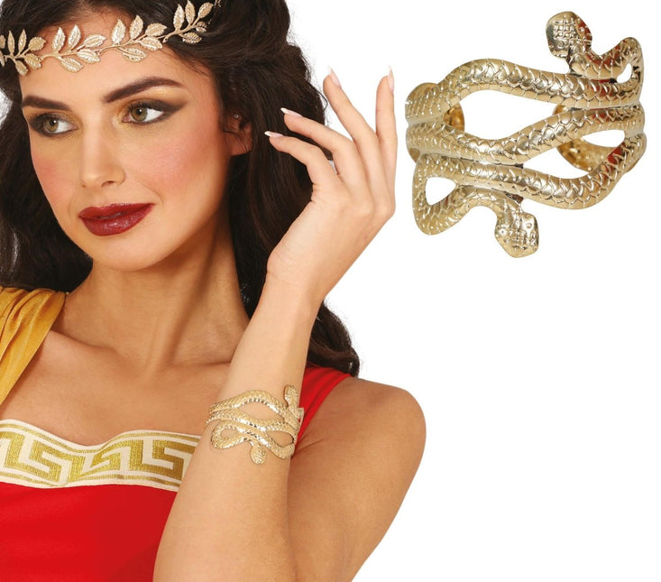 Gouden Armband Slang - Partywinkel - 8434077167328