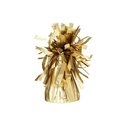 Gouden Ballon Gewicht 7cm 4st van Partydeco koop je bij Partywinkel