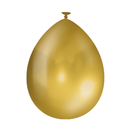 Gouden Ballonnen Metallic 30cm 25st - Partywinkel - 8716764243721