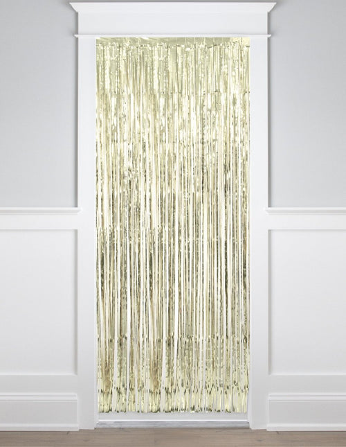 Gouden Deurgordijn 2m van Unique koop je bij Partywinkel