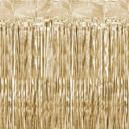 Gouden Deurgordijn Elegant 2m van Partydeco koop je bij Partywinkel