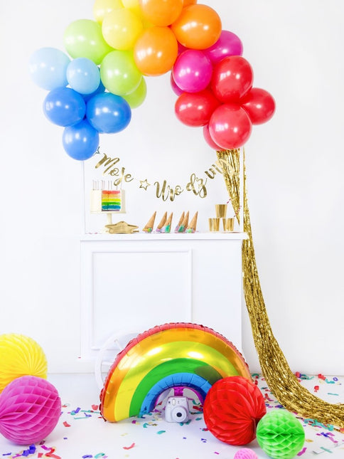 Gouden Deurgordijn Metallic 2,5m van Partydeco koop je bij Partywinkel