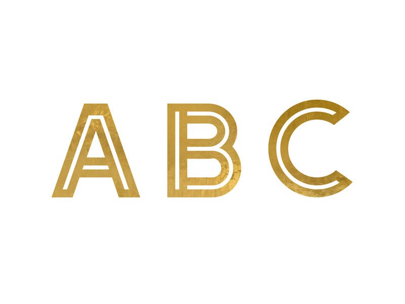 Gouden Glas Stickers 52st van Partydeco koop je bij Partywinkel