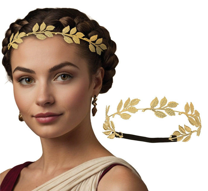 Gouden Haarband Bloemen van Fiestas Guirca koop je bij Partywinkel