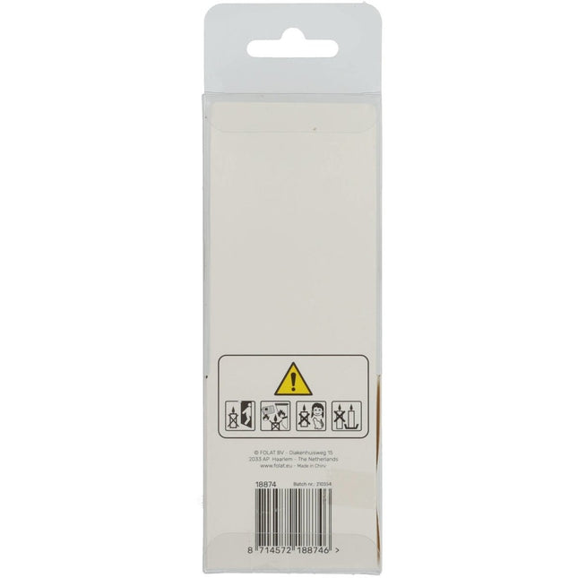 Gouden Kaars 4 Jaar 5cm van Folat koop je bij Partywinkel