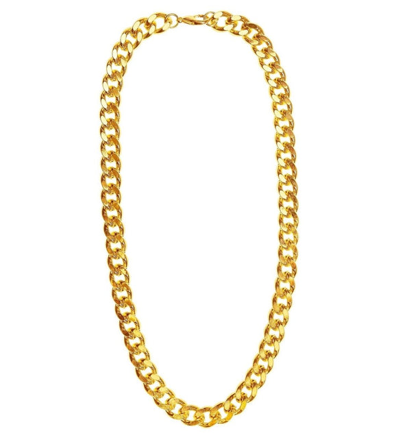 Gouden Ketting Schakel van Widmann koop je bij Partywinkel