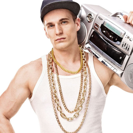 Gouden Ketting Schakel van Widmann koop je bij Partywinkel