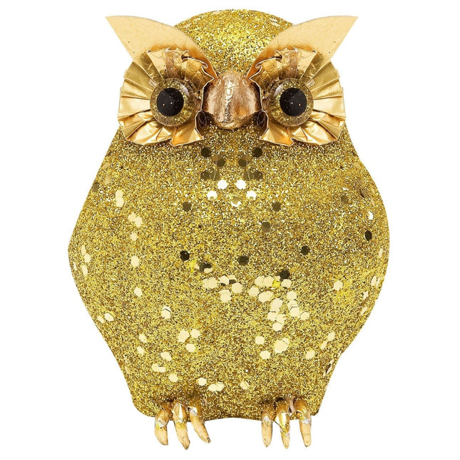 Gouden Nep Uil 10,5cm van Widmann koop je bij Partywinkel