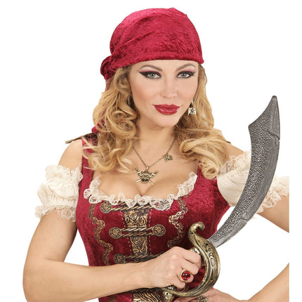 Gouden Ring Met Rode Steen van Widmann koop je bij Partywinkel