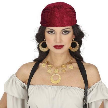 Gouden Sieraden Set Munten van Fiestas Guirca koop je bij Partywinkel