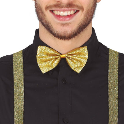 Gouden Strik 12cm van Fiestas Guirca koop je bij Partywinkel