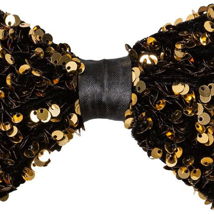Gouden Strik met Pailletten van Orlob koop je bij Partywinkel
