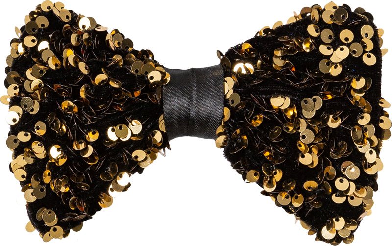 Gouden Strik met Pailletten van Orlob koop je bij Partywinkel