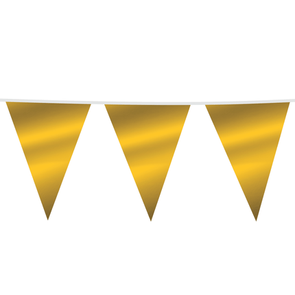 Gouden XL Slingers Metallic 10m van WeFiesta koop je bij Partywinkel
