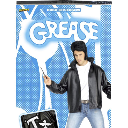 Grease Jas Zwart Heren T - Birds van Smiffys koop je bij Partywinkel