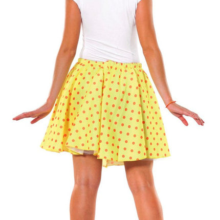 Grease Kostuum Set Geel 50's Dames L van Fiestas Guirca koop je bij Partywinkel