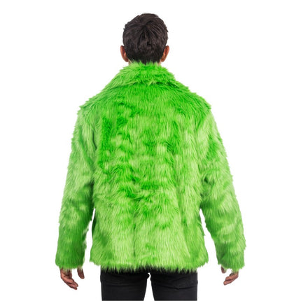 Manteau en fausse fourrure verte - Unisexe