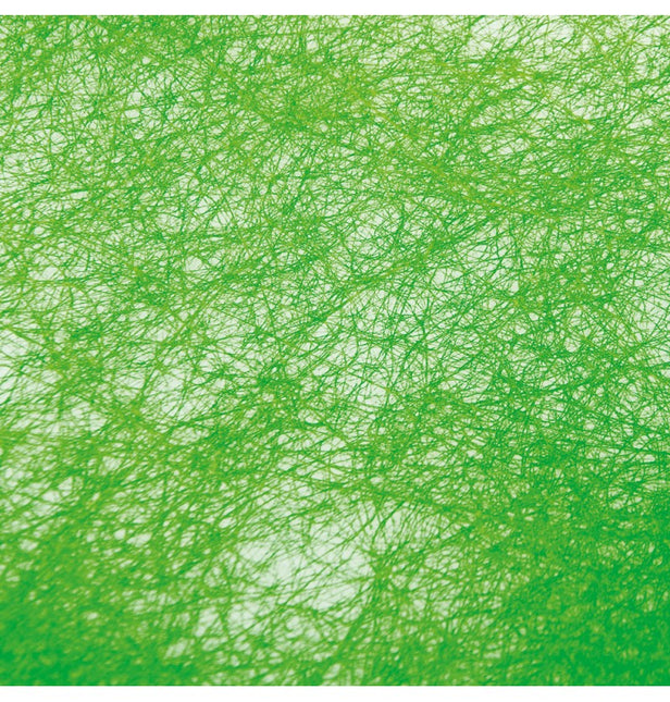 Chemin de table vert citron 10m