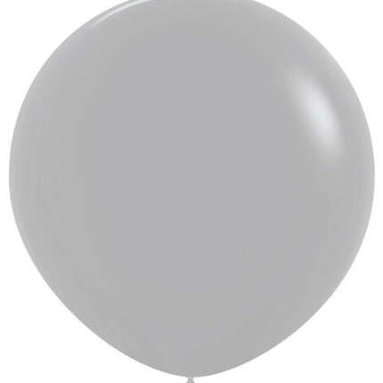 Grijze Ballonnen 91cm 2st van Sempertex koop je bij Partywinkel