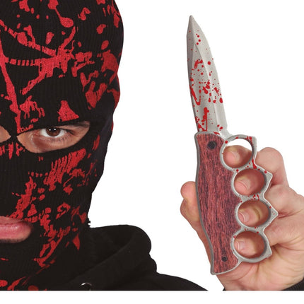Grijze Nep Mes Amerikaans 20cm - Partywinkel - 8434077162118