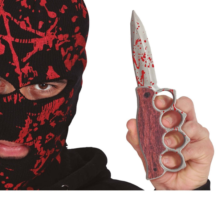 Grijze Nep Mes Amerikaans 20cm - Partywinkel - 8434077162118