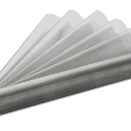 Grijze Organza Stof 36cm 9m van Partydeco koop je bij Partywinkel