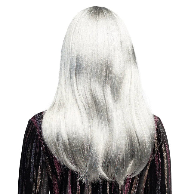 Grijze Pruik Glitter van Boland koop je bij Partywinkel