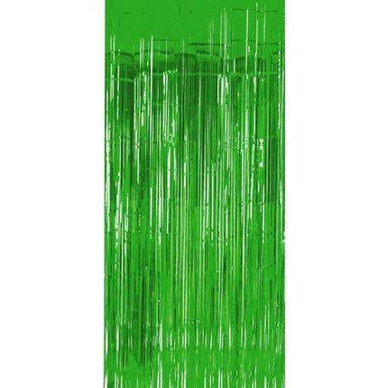 Groen Deurgordijn Folie 2m - Partywinkel - 8714572092128