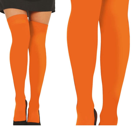 Groen Oranje Kousen Oranje van Fiestas Guirca koop je bij Partywinkel