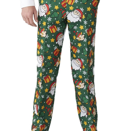 Groen Pak Kerstmis van Suitmeister koop je bij Partywinkel