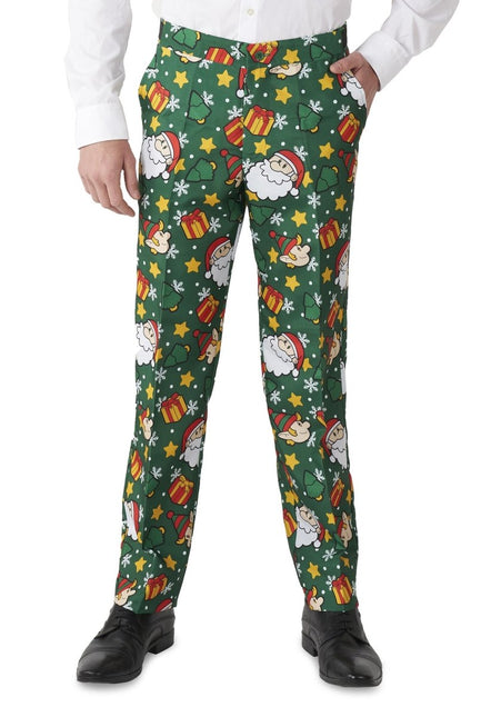 Groen Pak Kerstmis van Suitmeister koop je bij Partywinkel