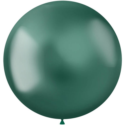 Groene Ballonnen Chroom 48cm 5st van Folat koop je bij Partywinkel