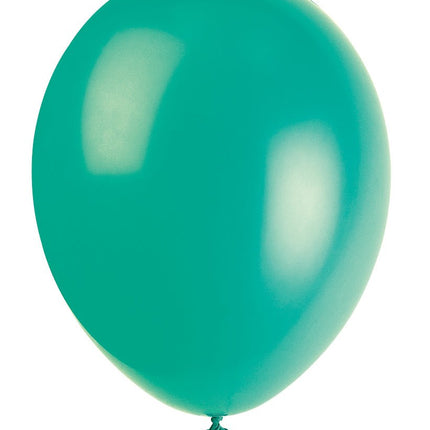 Groene Ballonnen Glans 30cm 10st van Unique koop je bij Partywinkel
