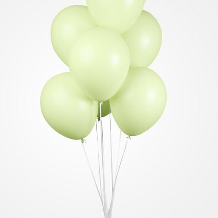 Groene Ballonnen Pastel Macaron 30cm 50st van WeFiesta koop je bij Partywinkel