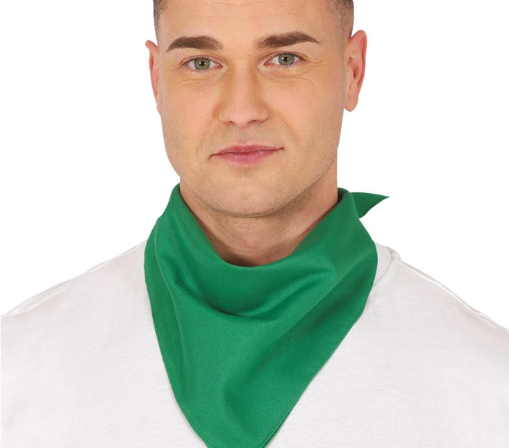 Groene Bandana 54cm - Partywinkel - 8434077270370