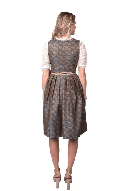 Groene Dirndl Jurk Oktoberfest Dames Jaquard van Haus Huberts koop je bij Partywinkel