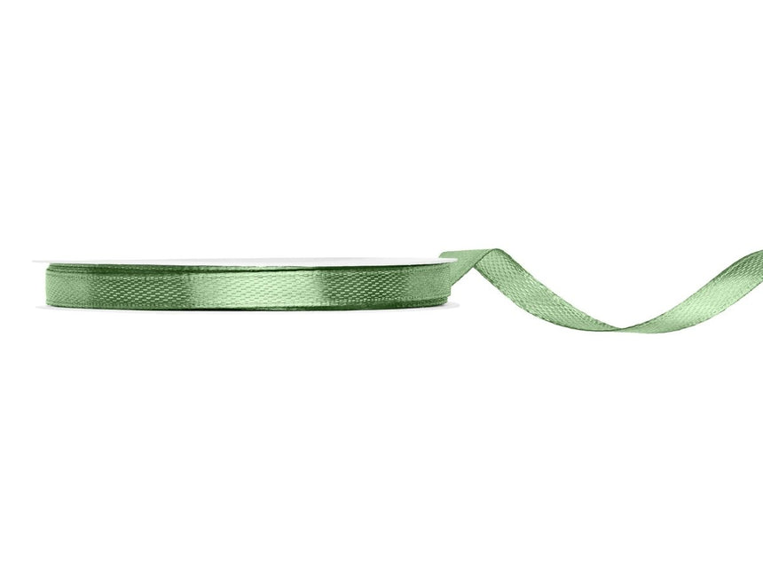 Groene Lint 6Mm Sage 25m van Partydeco koop je bij Partywinkel