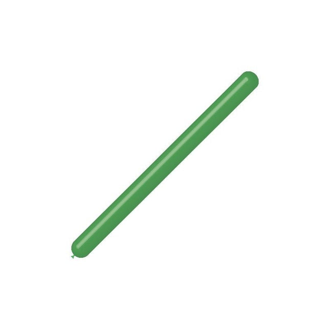 Groene Modelleerballonnen 7,5cm 150cm 100st van Balloonia koop je bij Partywinkel