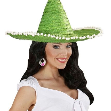 Groene Sombrero 50cm van Widmann koop je bij Partywinkel