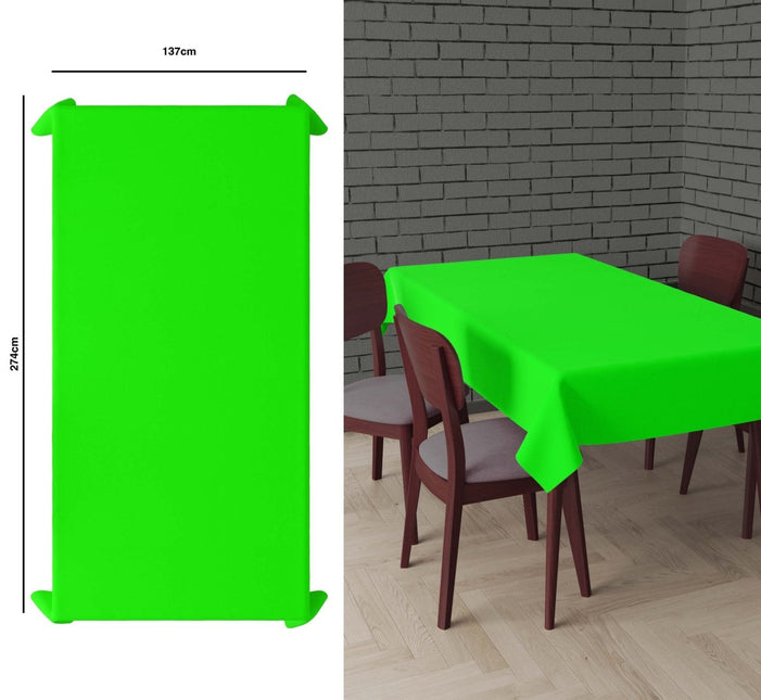 Groene Tafelkleed 2,74m van Fiestas Guirca koop je bij Partywinkel