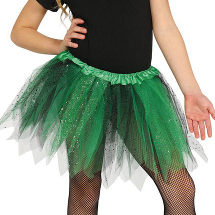 Groene Tutu Glitter Kind 31cm van Fiestas Guirca koop je bij Partywinkel