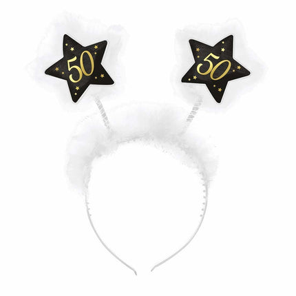 Haarband 50 Jaar Sterren van Fiestas Guirca koop je bij Partywinkel
