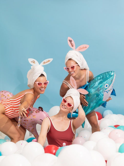 Haarbanden Bride Babes 6st van Partydeco koop je bij Partywinkel