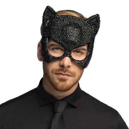 Halfmasker Mirage cat van Boland koop je bij Partywinkel