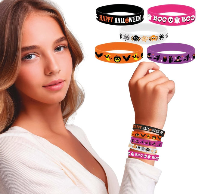 Halloween Armband 5st van Fiestas Guirca koop je bij Partywinkel